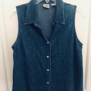 GAP denim blouse